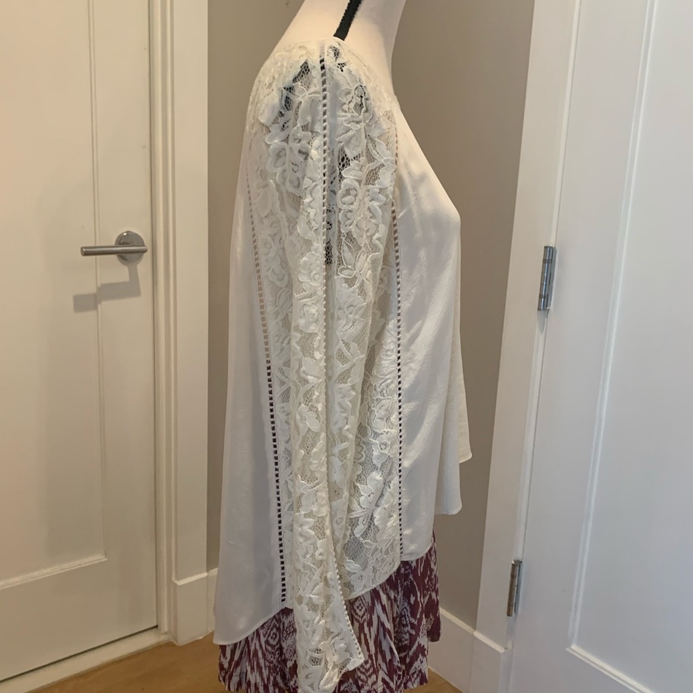 Chelsea Flower Silk and Lace Blouse - Picture 4 of 6